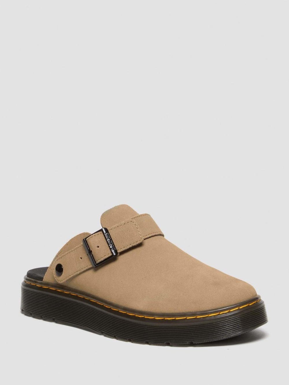Dr. Martens Carlson Suede Slingback Mules Tan Size 8 New Never Worn